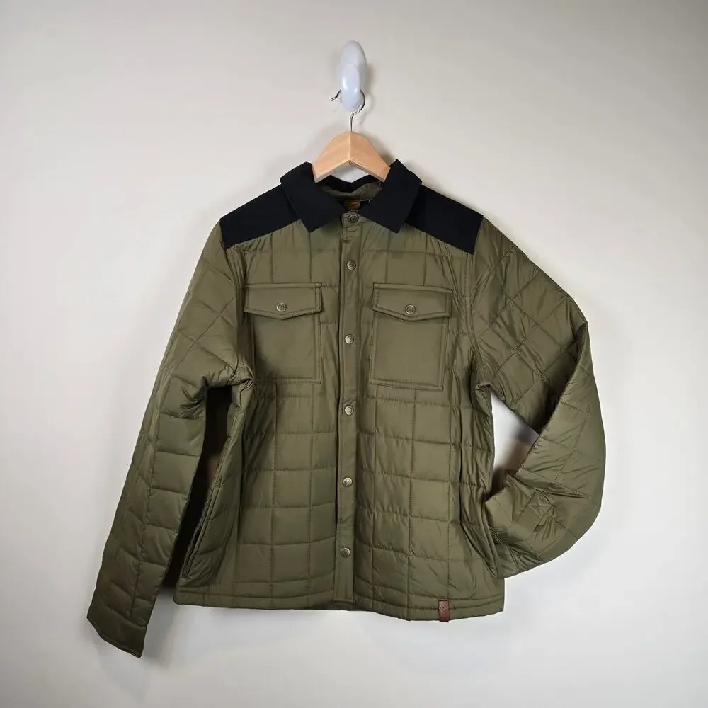 Obermeyer Boys Size TB Wilder Puffy Shirt Jacket Size XL/18 Shacket Tundra